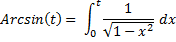 arcsin