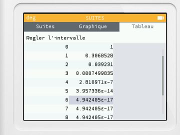 Bac S 2019 Amérique Nord problème calculatrice Numlworks