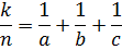 conjecture k sur n