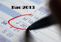 dates bac 2013 liban