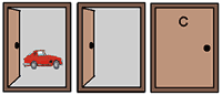 problème 3 portes Monty Hall